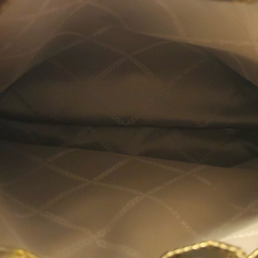 Michael Kors Metallic Gold Chevron Shoulder Bag - Picture 3 of 9